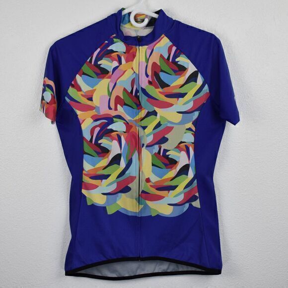 Petalos Tops - Petalos Full‎ Zip Cycling Jersey Size Medium Gently Used Condition
